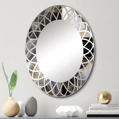 Zoia - Miroir mural moderne ovale