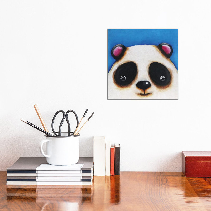 The Panda Bear by Lucia Stewart - Wrapped Canvas Gallery-Wrapped Canvas Giclée, 30.48 cm H x 30.48 cm W