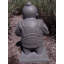 Statue d’extérieur en béton léger et en béton avec statue de 19 pouces de hauteur, gris sculptant