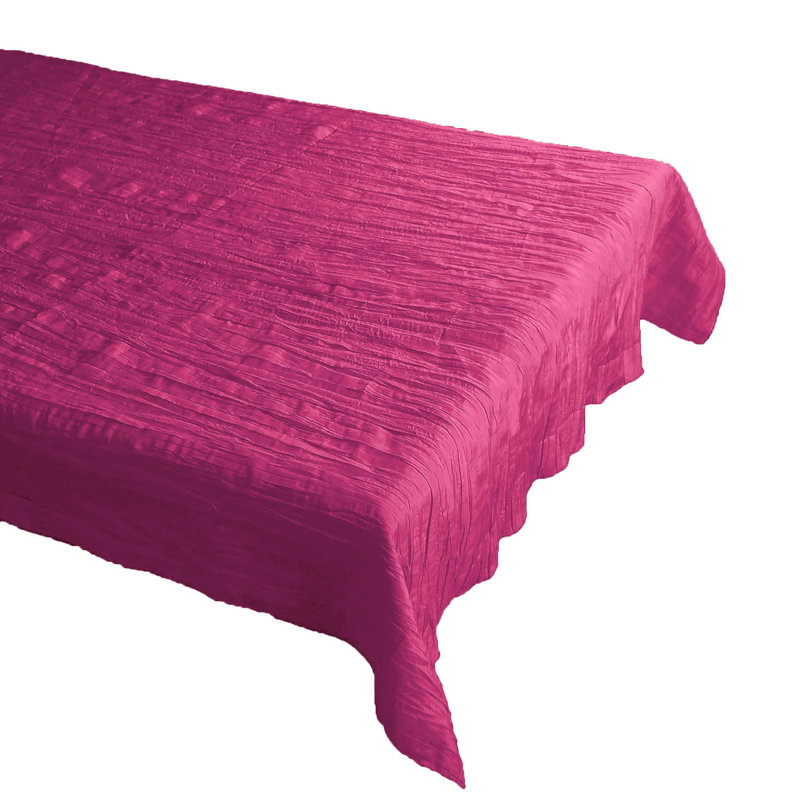 Nappe Froissé, 58 po x 144 po, Fuchsia