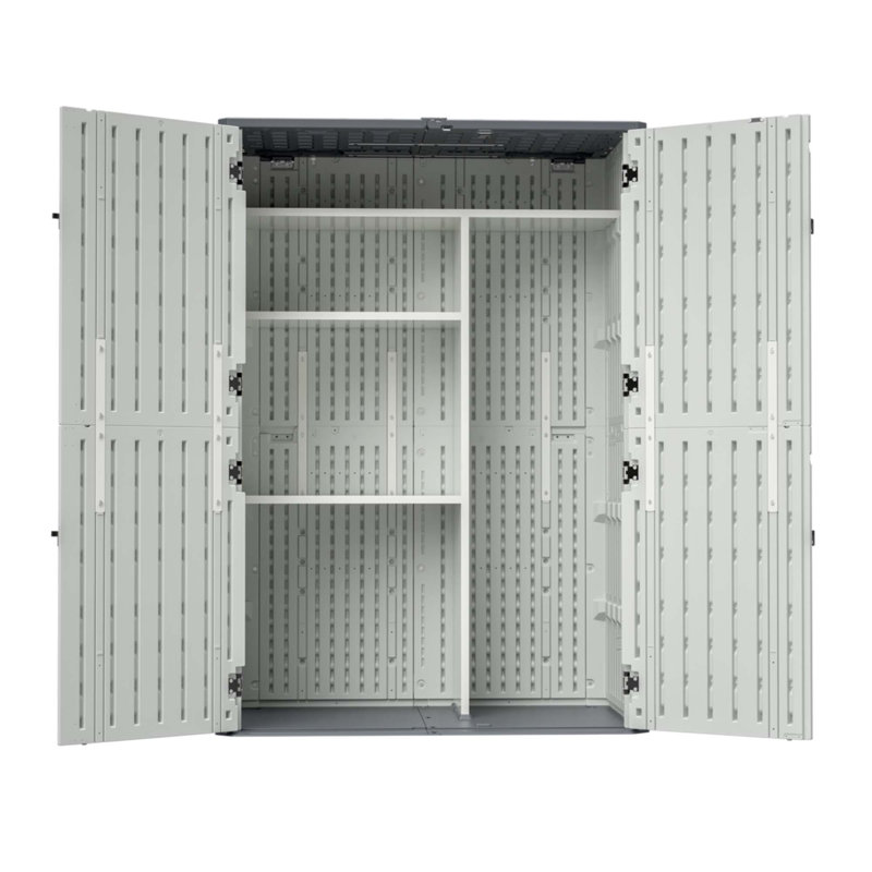 Rust Proof Resin Garden Equipment Storage With Partitions