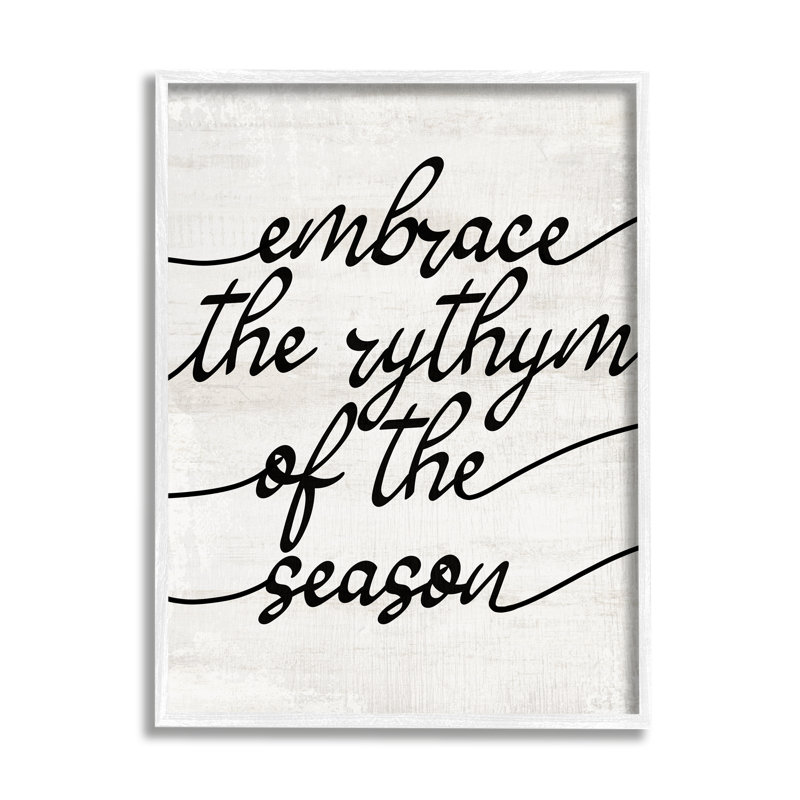 "Rhythme de la saison" encadrée sur bois par Lil 'Rue, impression, H 30 po x l 24 po x P 1,5 po
