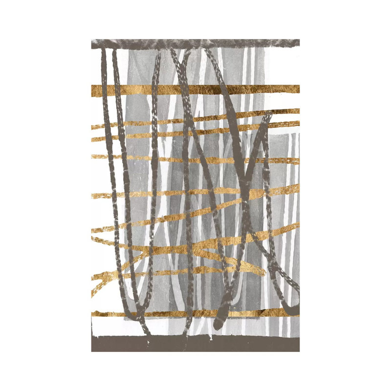 Golden Thread I by Jennifer Goldberger - Wrapped Canvas Print, 101.6 cm H x 66.04 cm W x 1.91 cm D