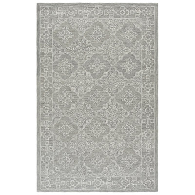 Martha Stewart 3860 Hand Tufted 85% Wool; 15% Cotton Damask Rug