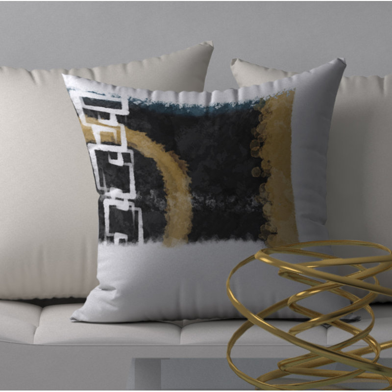 Housse de coussin décoratif carrée Debonair, 24" X 24"