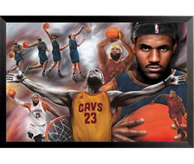 " Lebron James - Collage Open Arms "