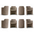 Gregg 18.5" Seat Height Upholstered Fabric Dining Armchair (Set Of 8)