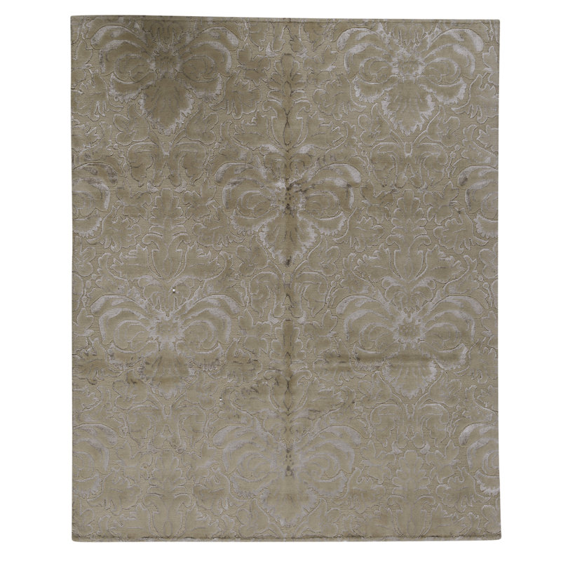High-Quality Hand-Knotted Crema Area Rug