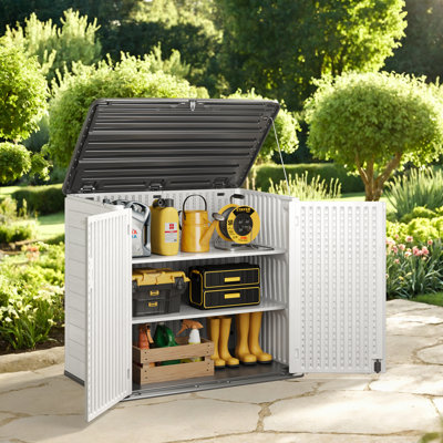 50 Cu. FT Outdoor Resin Horizontal Storage Shed