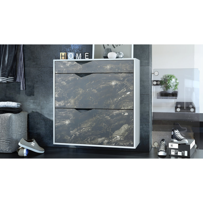 Kolmio 16 Pair Shoe Storage Cabinet