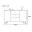 Buffet moderne en cuir avec rangement-107234800