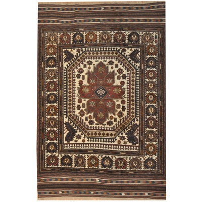 Laine soumak afghane tissée à la main Kilim