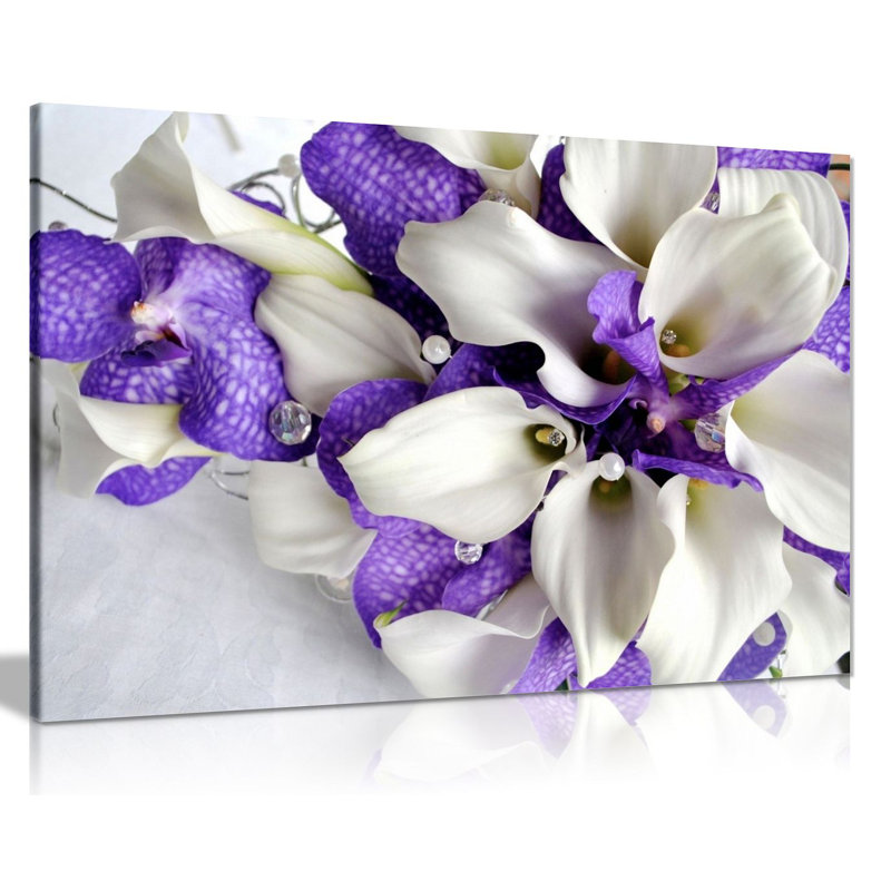 Bunch Of Flowers - Wrapped Canvas Print, 20cm H x 31cm W