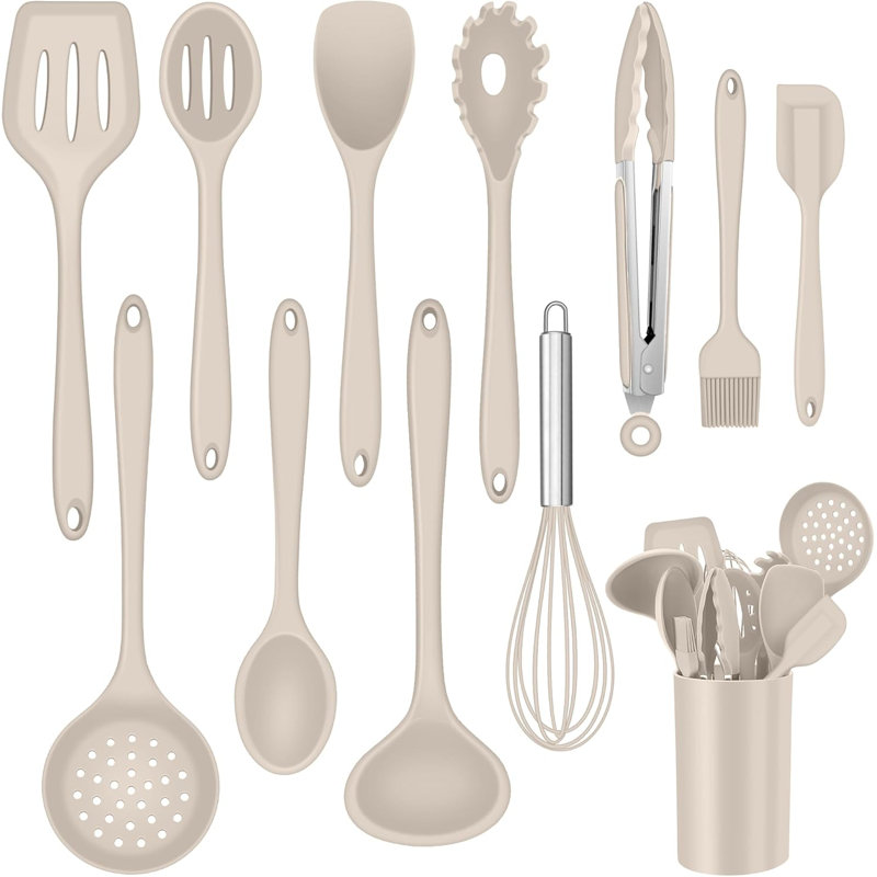 LIFEWITA 12 Utensil Set, Khaki