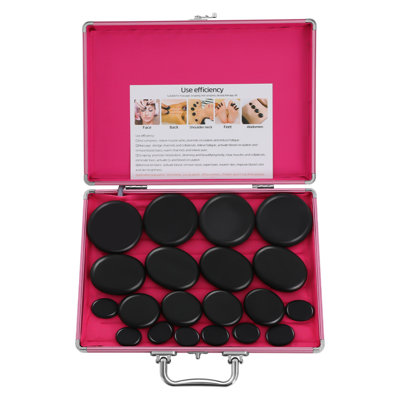 20pcs Basalt Heater Stones with Box