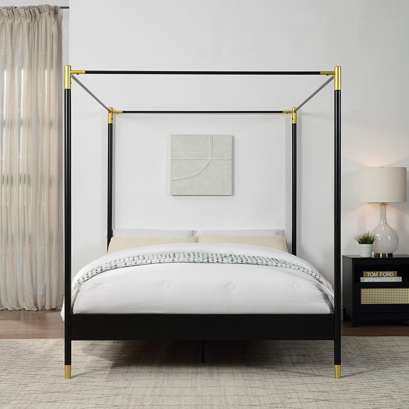 Lathem Metal Bed, Double - DE (135 x 190 cm)