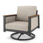 Chaise berçante d'extérieur en métal avec coussin Sunbrella® Townsend-2042551169-2064391867