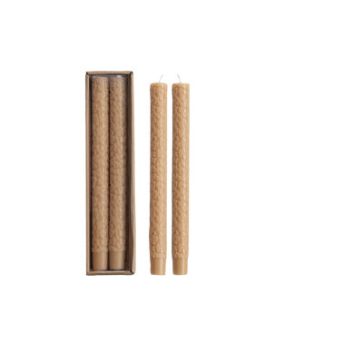 Unscented Animal Print Taper Candles In Box