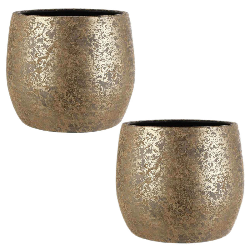 Audubon Ceramic Pot Planter, 31cm H x 38cm W x 38cm D