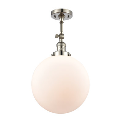 Ciacchi Glass Semi Flush Mount