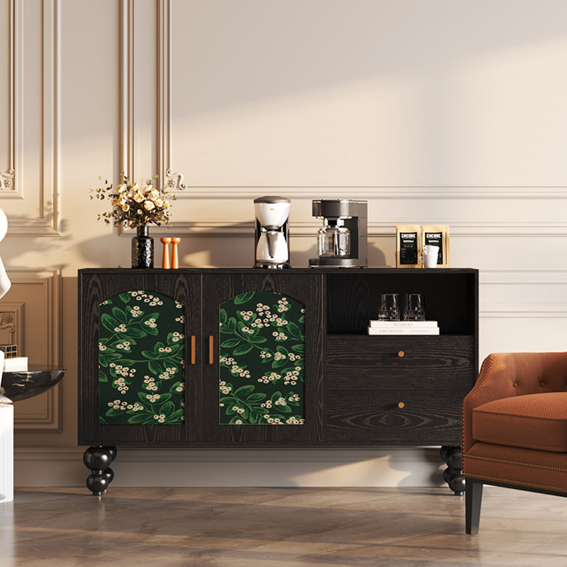 Buffet de luxe rétro de style américain, Noir