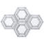 Interspace Honeycomb Polished Marble Tile-1609017087