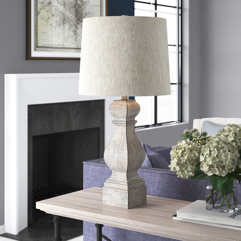 Vanhorne Solid Wood Table Lamp