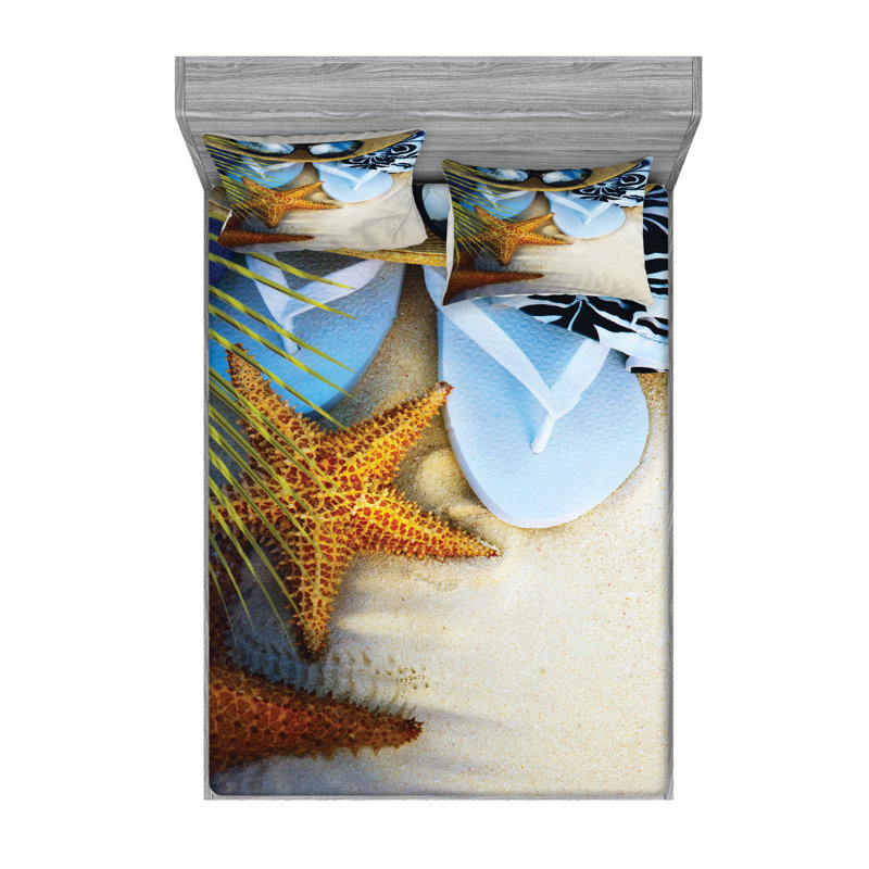 Microfiber Sheet Set, Full Sheet Set with Fitted Sheet