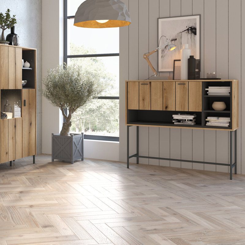 Aleiza 2081.15cm Console Table, Brown