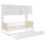 Lit de jour en bois avec lit gigogne, armoire et tablette tout-en-un-549146931-549146932