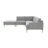 Velvet L-Shaped Sectional-87793252-87793253