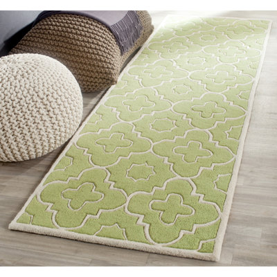 Carolene Hand Tufted Wool Geometric Rug