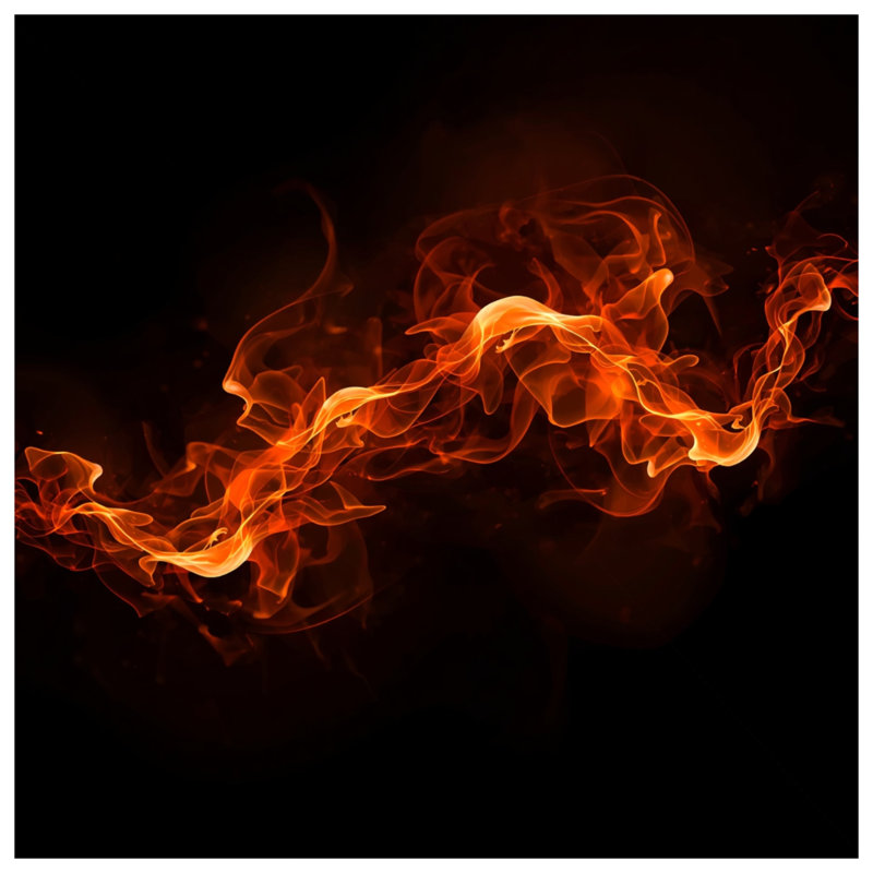 Coussins décoratifs Fiery Flames, 16 x 16 pouces