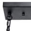 Luminaire suspendu moderne moderne noir et doré à 8 lumières l 48 po pour îlot de cuisine