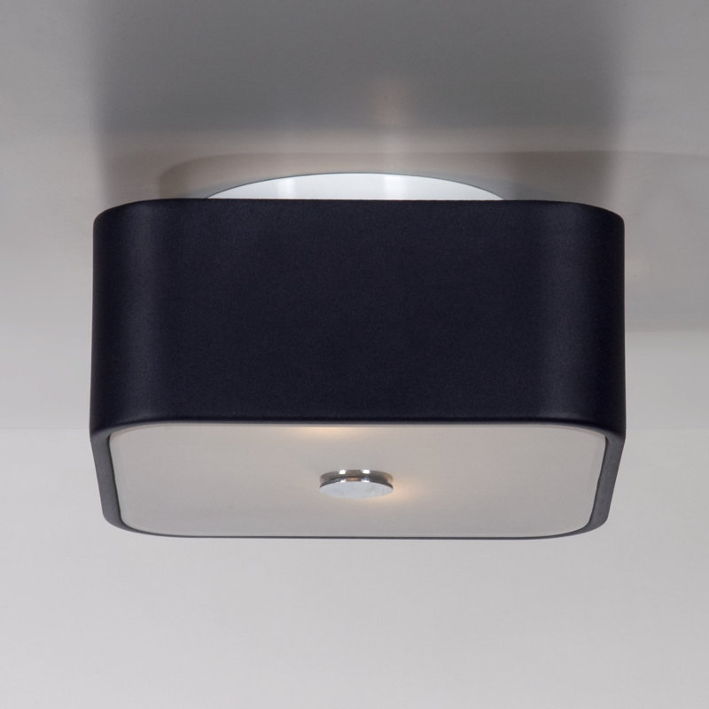 Alvy Flush Mount, Black