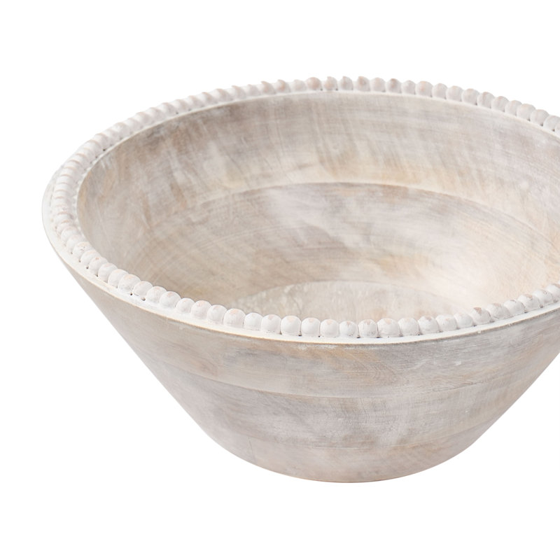 Handmade Mango Wood Decorative Bowl 3