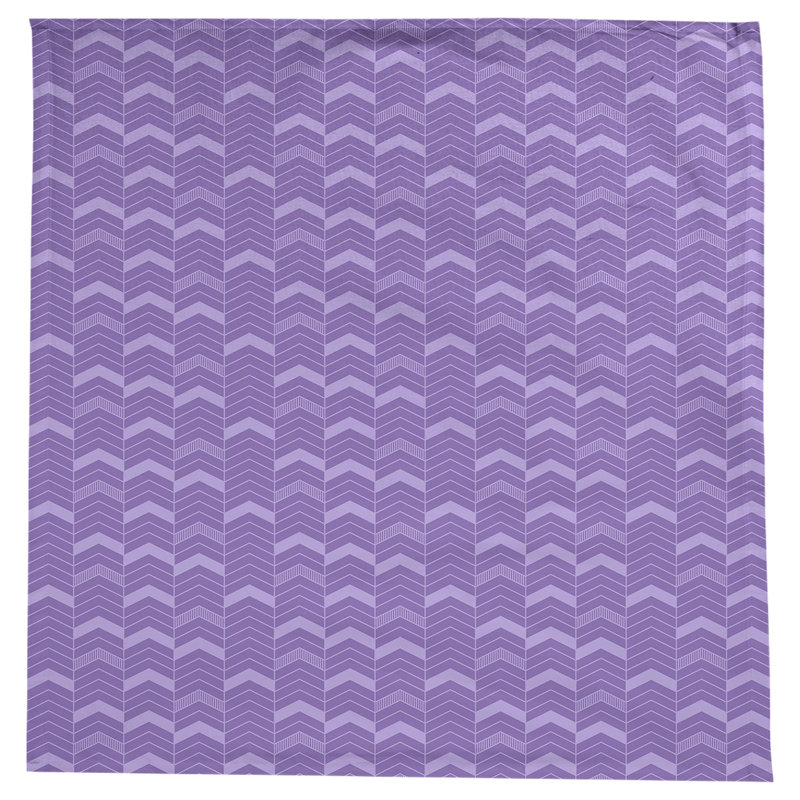 Nappe à chevrons à traits Stephenie, Mauve