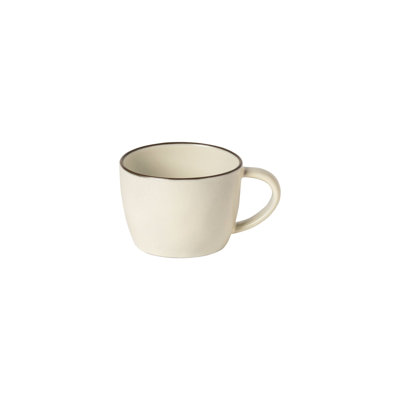 Grande tasse à café empilée en grès biologique