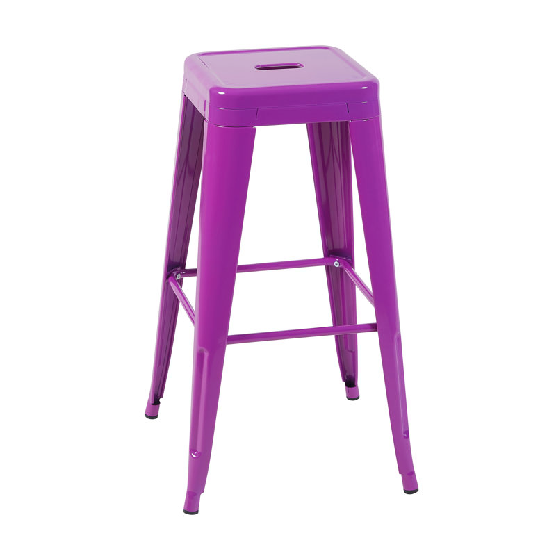 Tabouret à hauteur de comptoir 30 pouces, Tabouret de bar (siège d’une hauteur de 30 po), Mauve