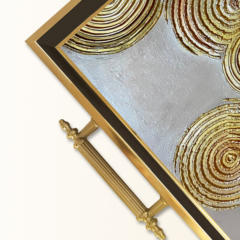 Élégant plateau en verre de 19,7 po x 11,4 po x 1,4 po | Fabrication 100% verre durable | Facile à nettoyer avec un chiffon humide | Idéal pour le service, la présentation décorative et l'organisation | Ajout élégant à la décoration intérieure