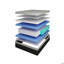 Matelas hybride 12 po, mousse à mémoire de forme rafraîchissante et ressorts ensachés, fermeté moyenne, sans fibre de verre, soulagement du sommeil et soulagement de la pression pour les personnes qui dorment sur le dos et sur le côté