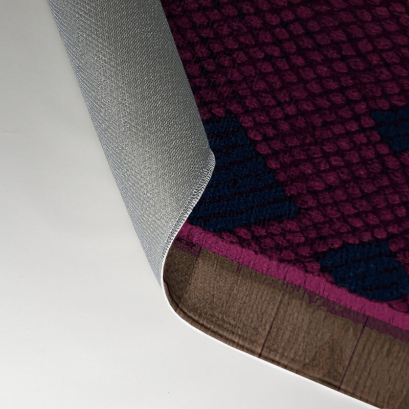 Tapis mauve intérieur et extérieur Trellis, Rectangle 9 pi x 12 pi