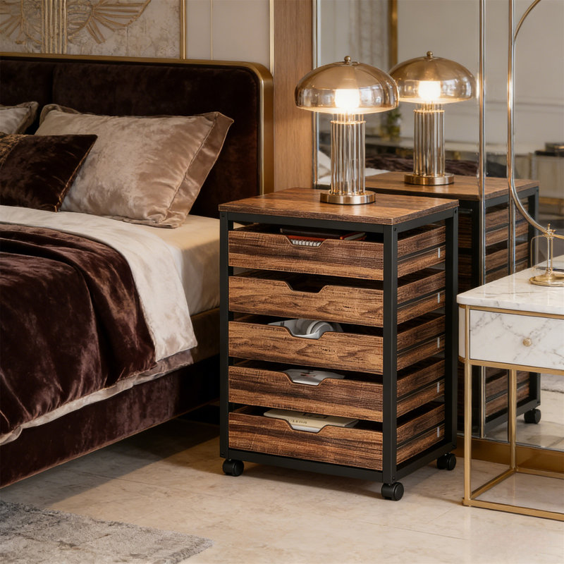 Commode mobile avec rangement
