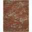 Abstract Area Rug in Rust-1427787852