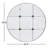 Emmie Iron Round Mirror