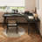 Black Rectangular Solid Wood desks-108218823-108218825