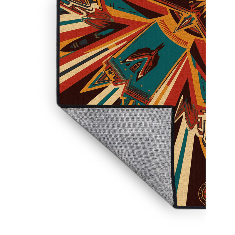 Tapis gris et noir à motif d'étoiles éclats et lavables à la machine Newberry, 2 x 3