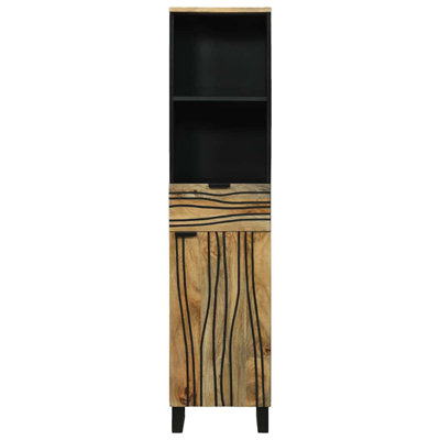  Bathroom Cabinet 38 X 33 X 160 Cm Solid Mango Wood