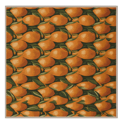  Washable Clementine Fruits Area Rug