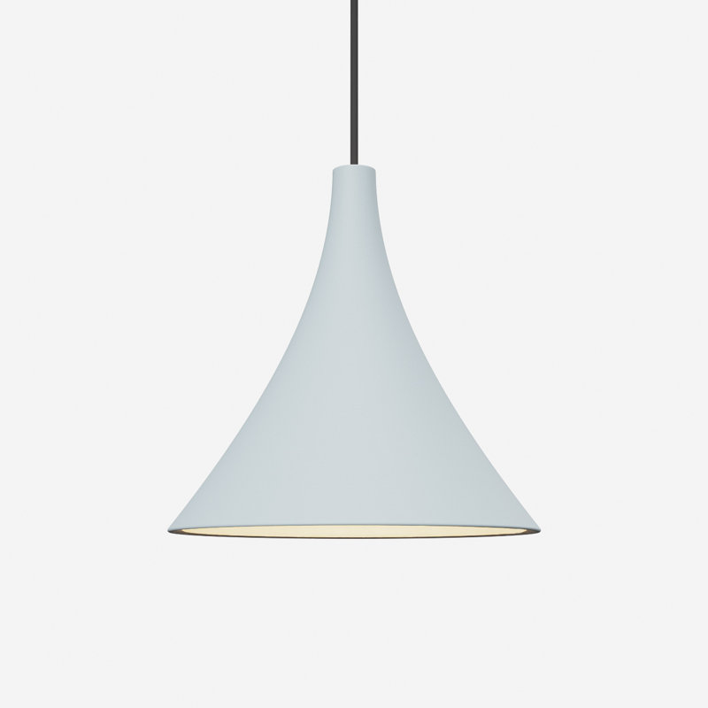 Gota Pendant Light, Stone, Black, 20" H x 9.84" W x 9.84" D